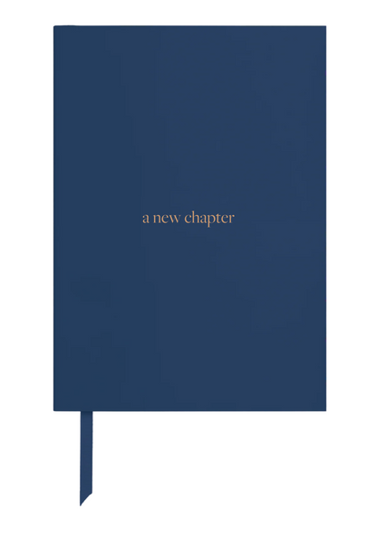 Premium A5 Lined Notebook - 'a new chapter'