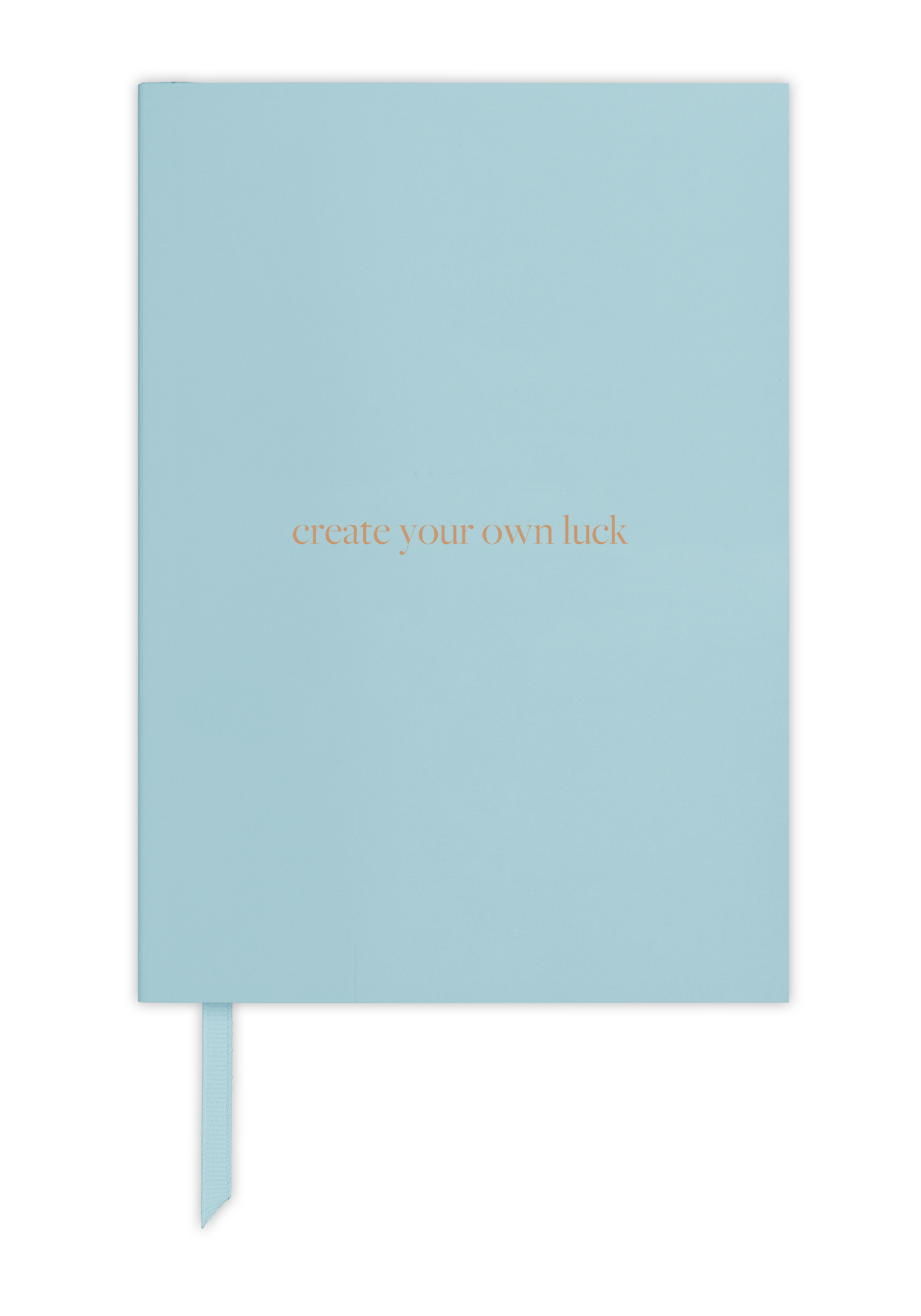 Premium A5 Lined Notebook - 'create your own luck'