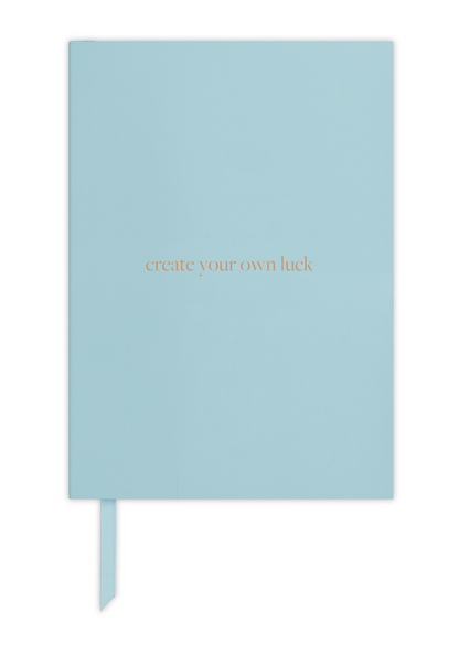 Premium A5 Lined Notebook - 'create your own luck'